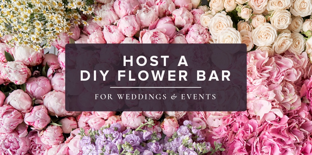 Best Tips for Creating a DIY Flower Bar for Your Celebration - Rose ...